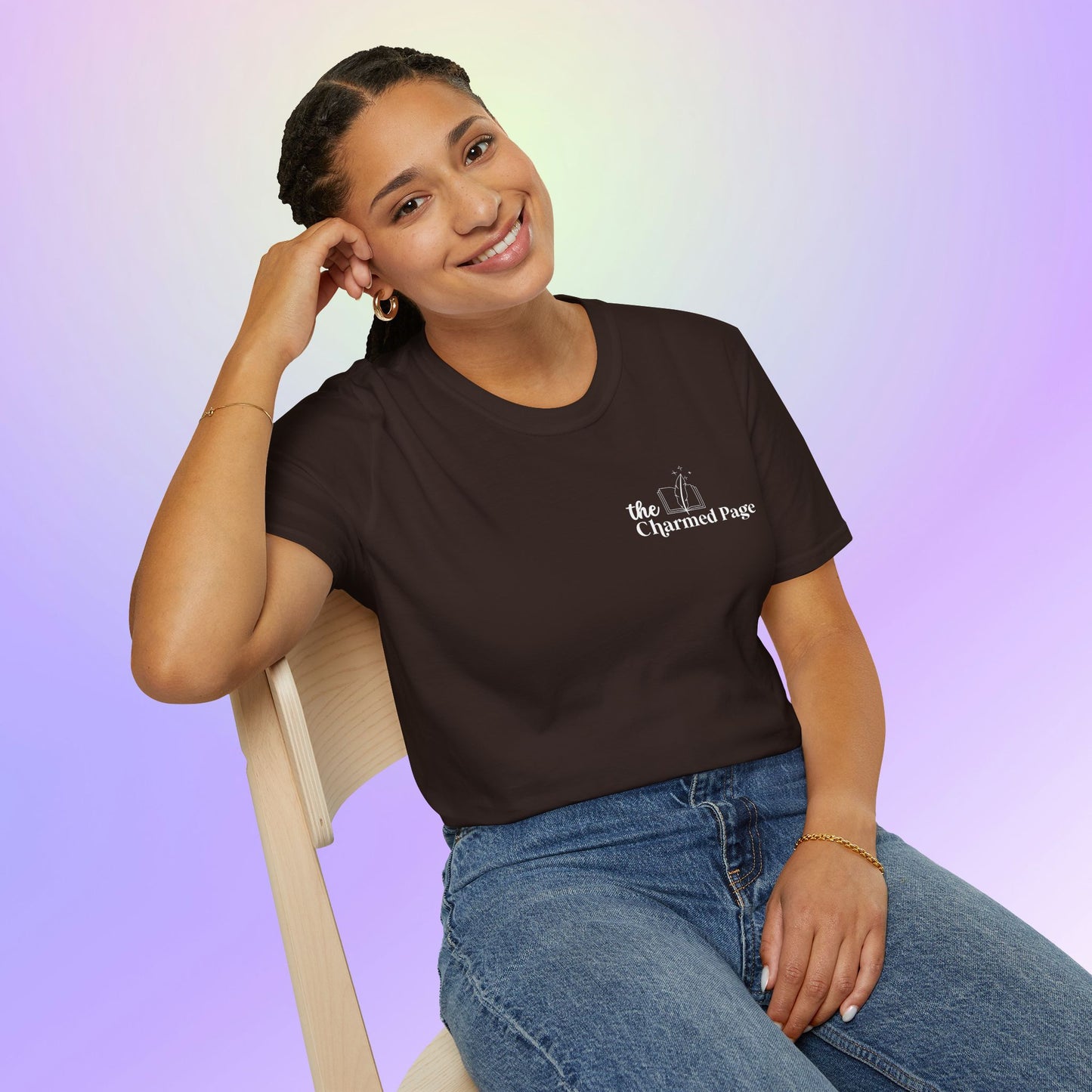 The Charmed Page Bookstore Unisex T-Shirt (Dark Colors)