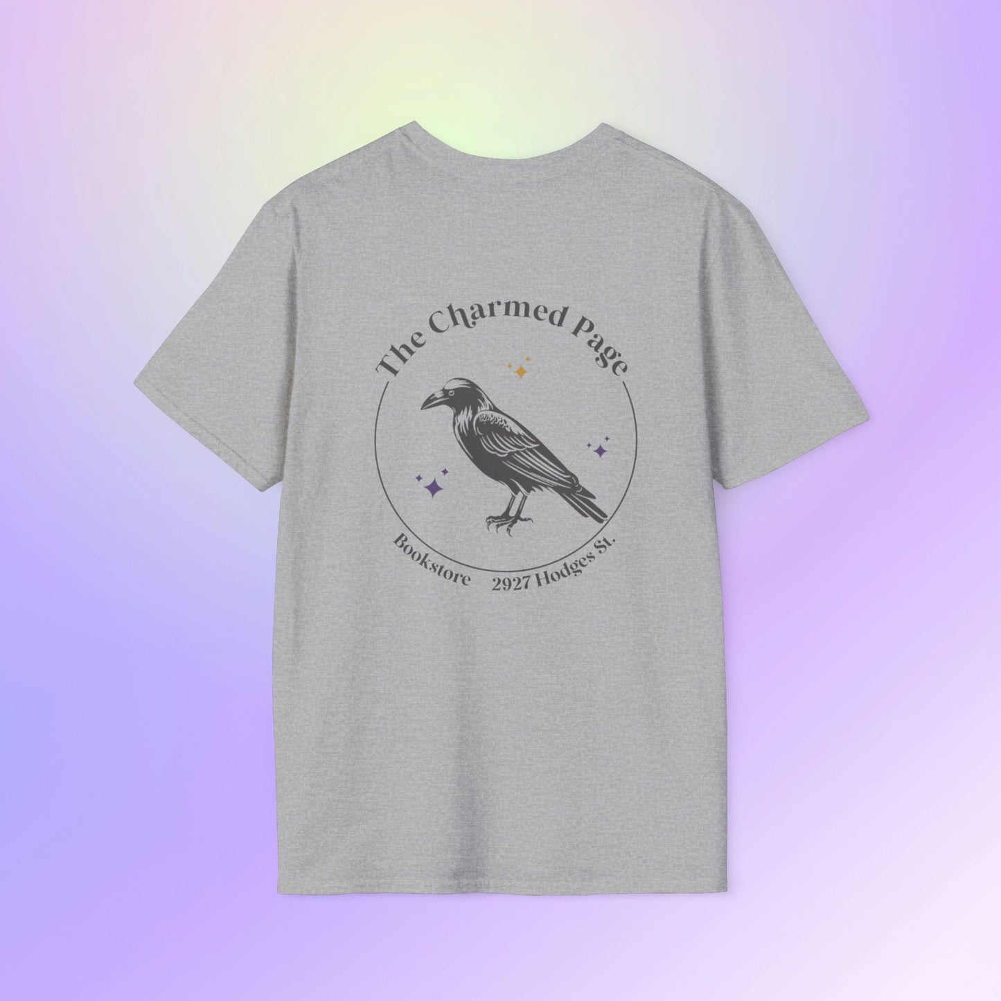 The Charmed Page Bookstore Unisex T-Shirt (Light Colors)