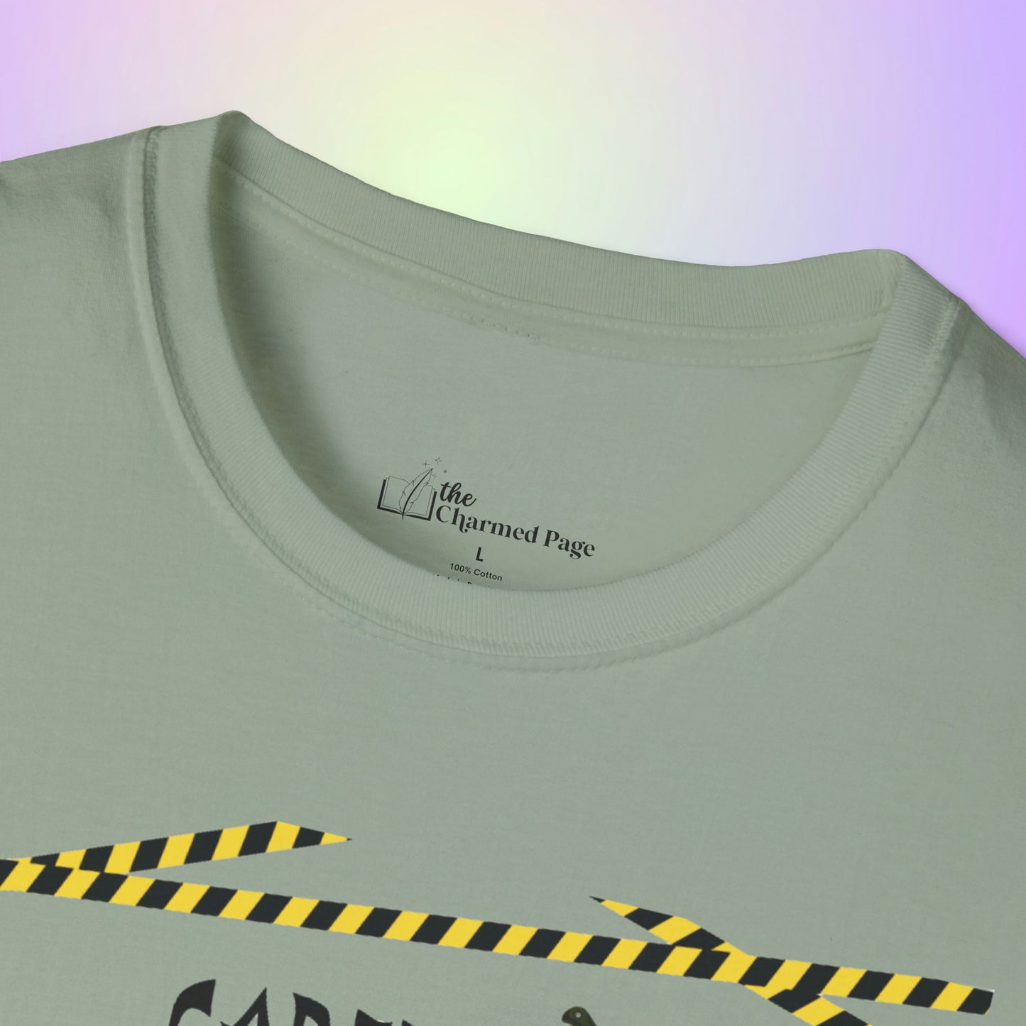 Author Quote Unisex T-Shirt - "Careful or You'll End Up in My Book"