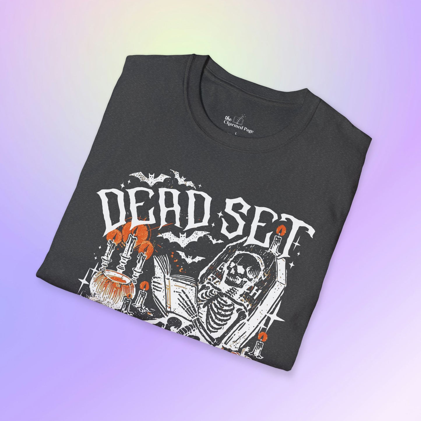 Dead Set on Reading - Book Lover Unisex T-Shirt