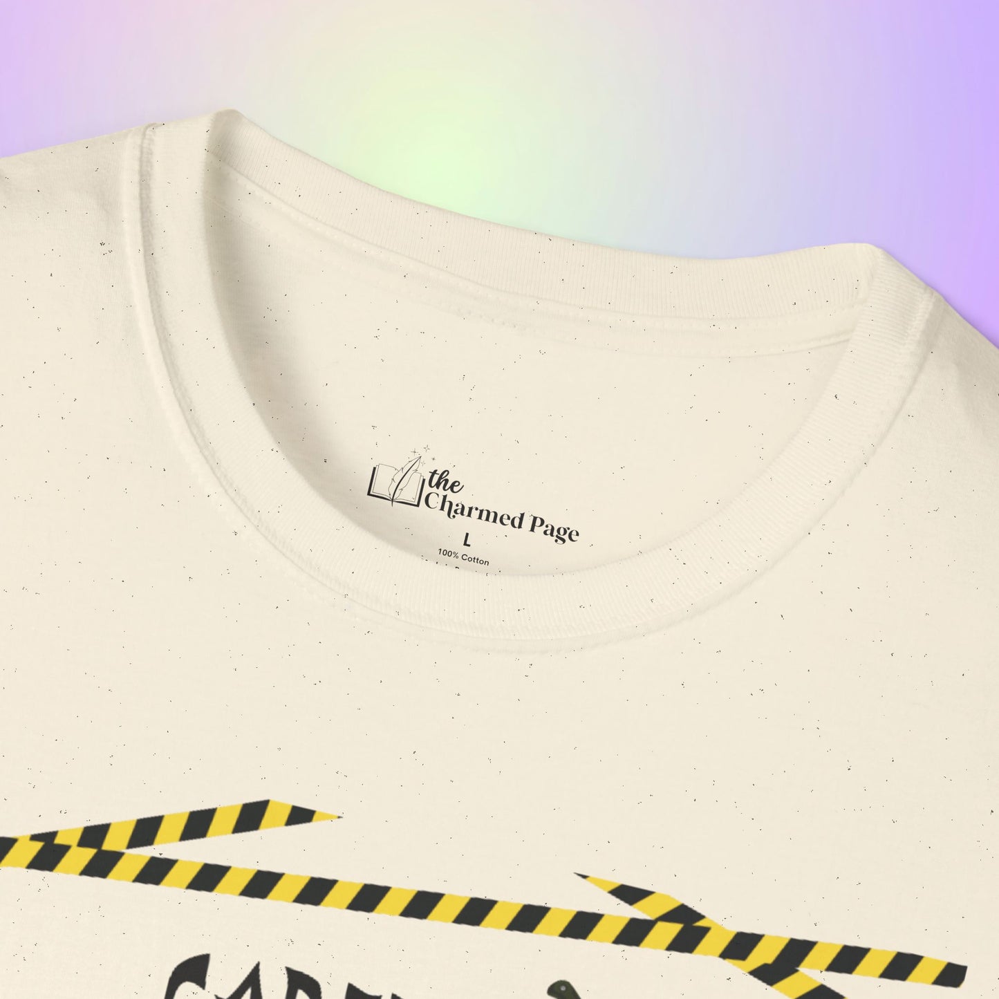 Author Quote Unisex T-Shirt - "Careful or You'll End Up in My Book"