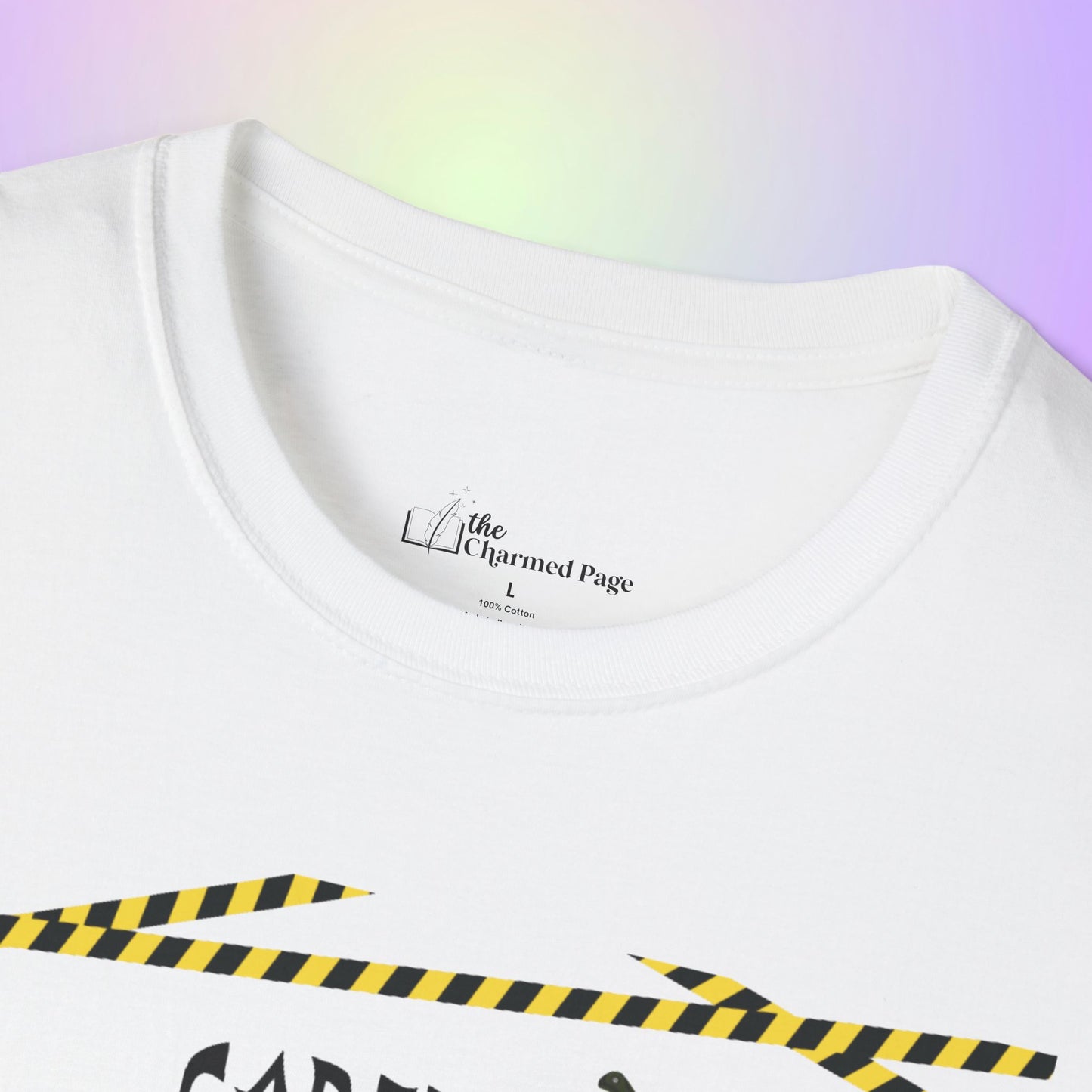 Author Quote Unisex T-Shirt - "Careful or You'll End Up in My Book"