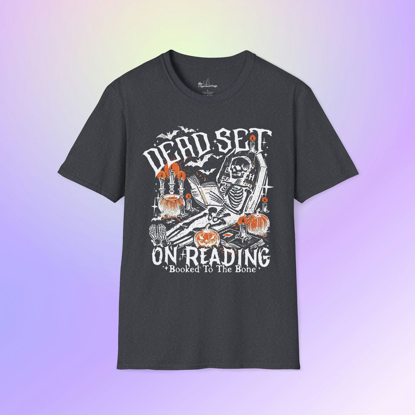 Dead Set on Reading - Book Lover Unisex T-Shirt