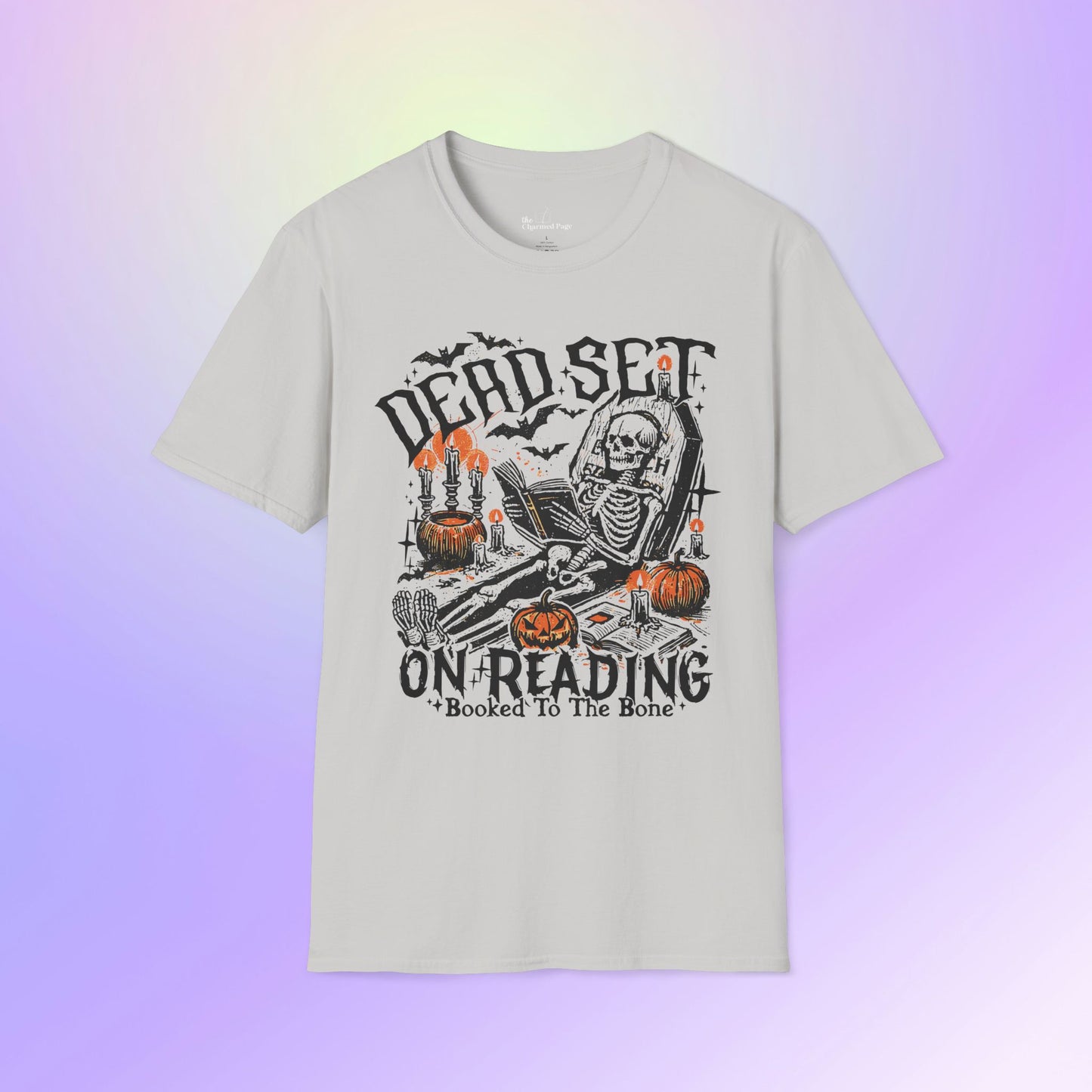 Dead Set on Reading - Book Lover Unisex T-Shirt