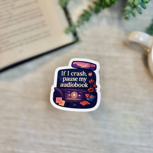 Audiobook Car Sticker for Readers