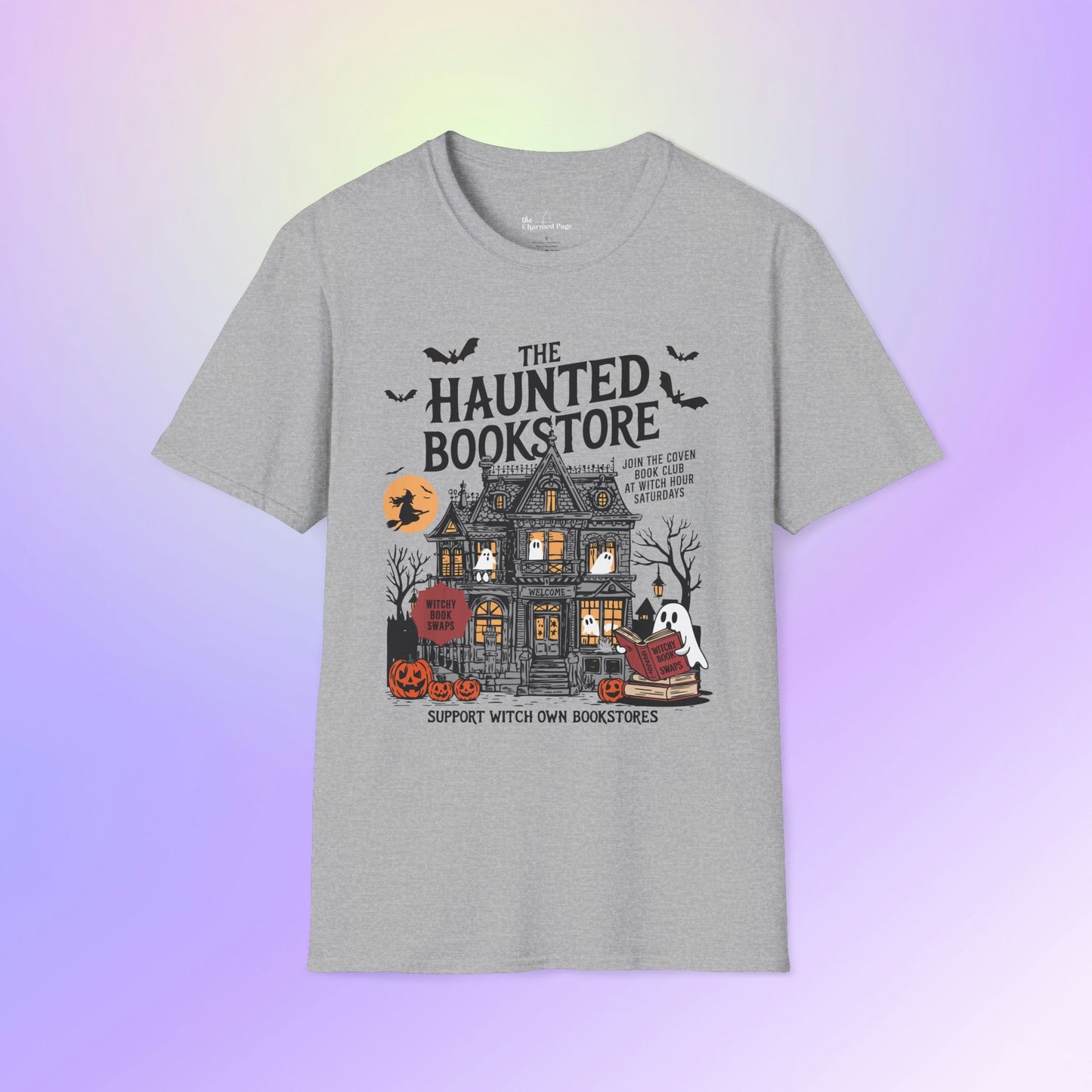 Haunted Bookstore Unisex Tee