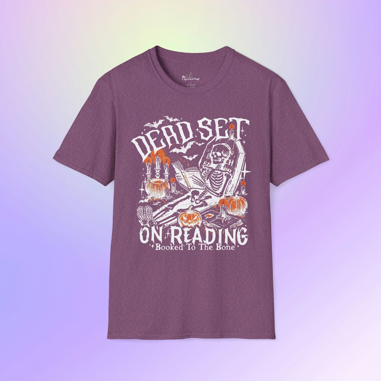 Dead Set on Reading - Book Lover Unisex T-Shirt