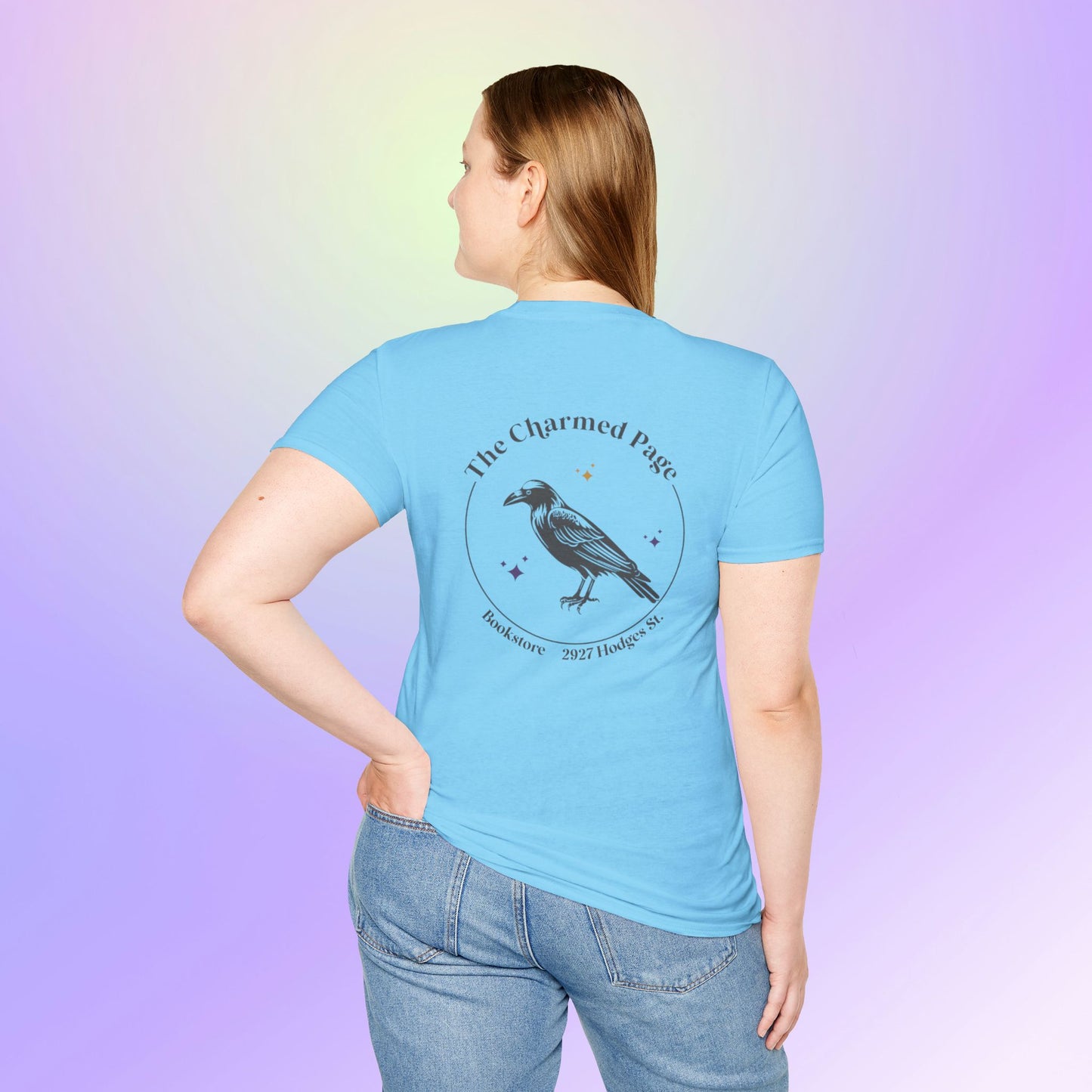 The Charmed Page Bookstore Unisex T-Shirt (Light Colors)