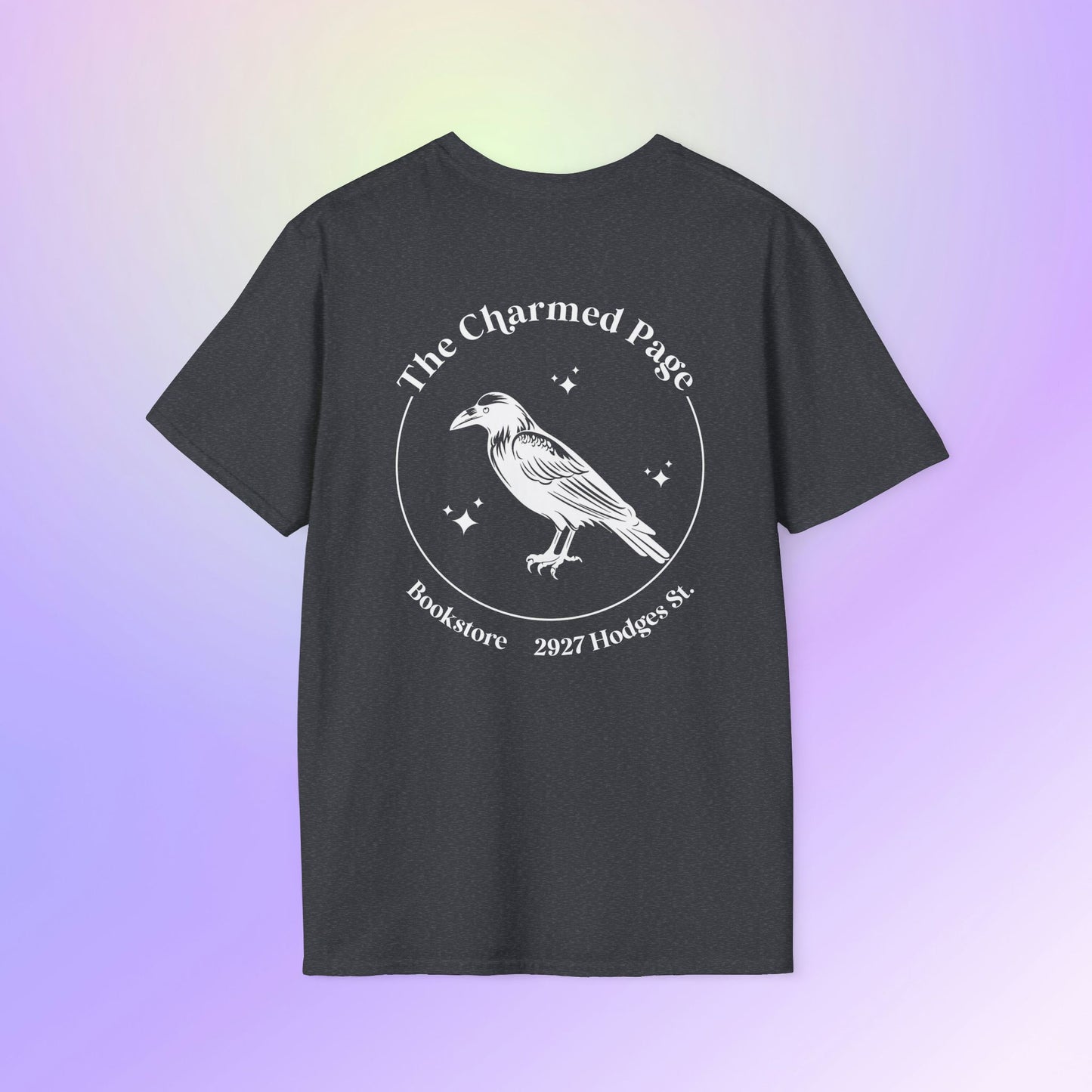 The Charmed Page Bookstore Unisex T-Shirt (Dark Colors)