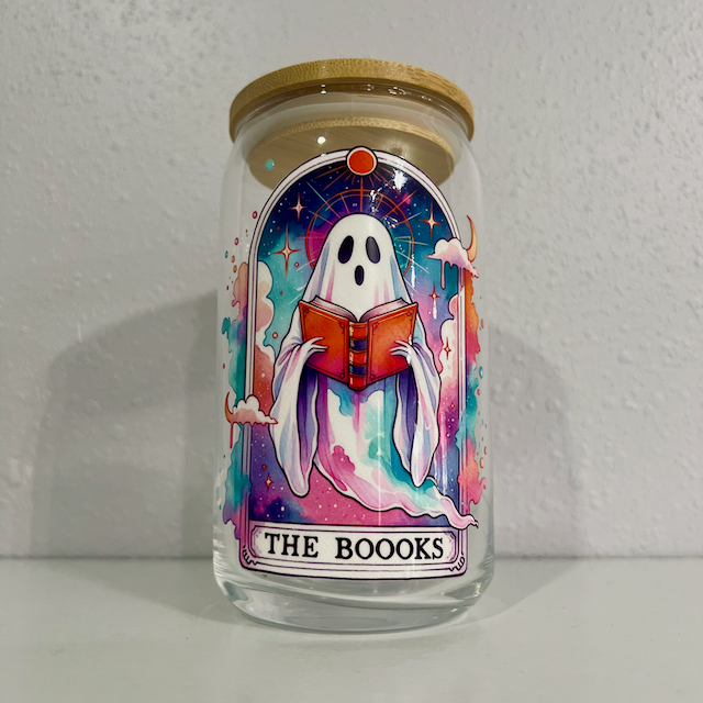 Bookish Glass Cups