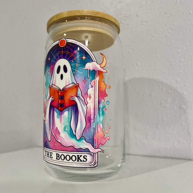 Bookish Glass Cups
