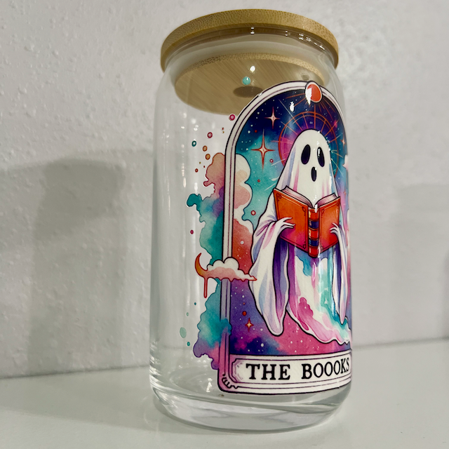 Bookish Glass Cups